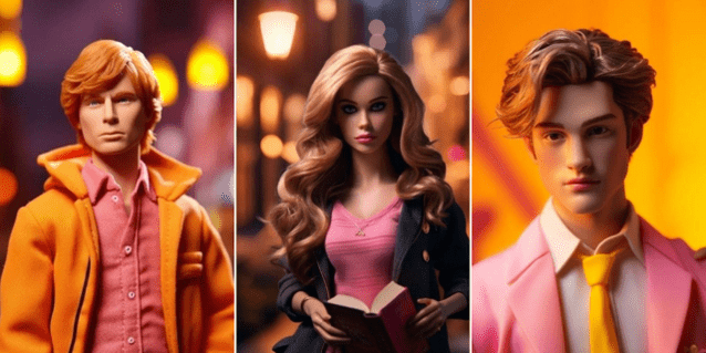 Нейромережа перенесла героїв «Гаррі Поттера» у світ Барбі: 10 гламурних ляльок